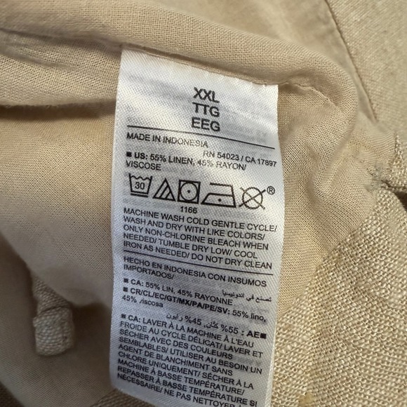 Old Navy | Linen Blend Side Tie Wrap Vest Size XXL - Picture 11 of 13